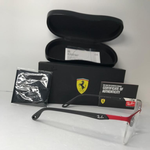 New RAY-BANScuderia Ferrari RX8416M Men's Square Eyeglasses - Picture 7 of 12